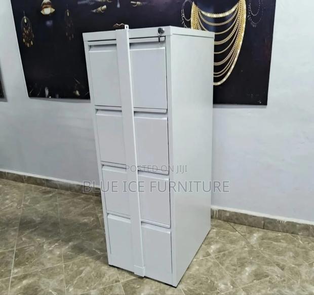 4 Drawers Storing Cabinet With Lock Bar