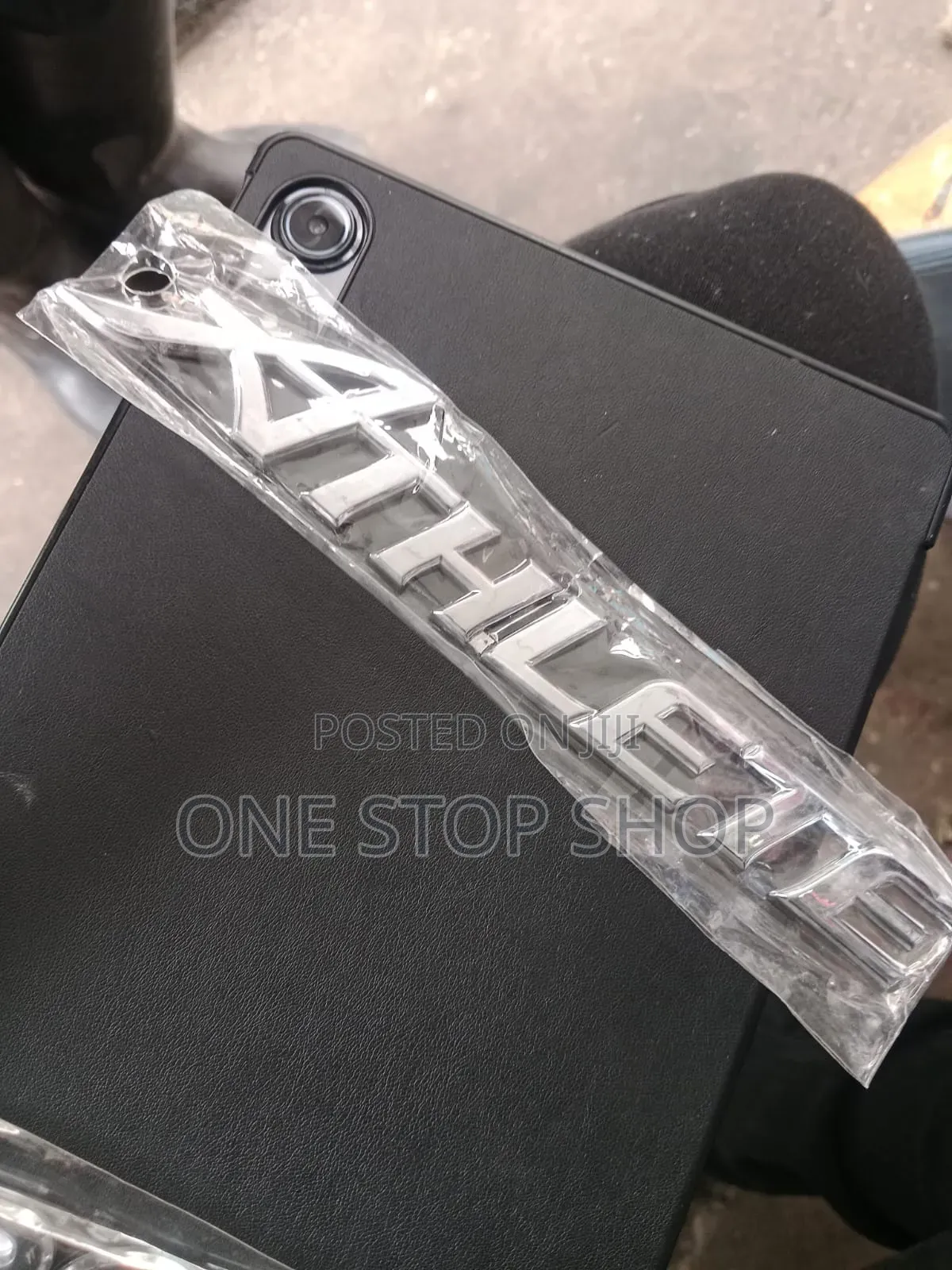 Chrome Athlete Replacement Boot Letter Badge