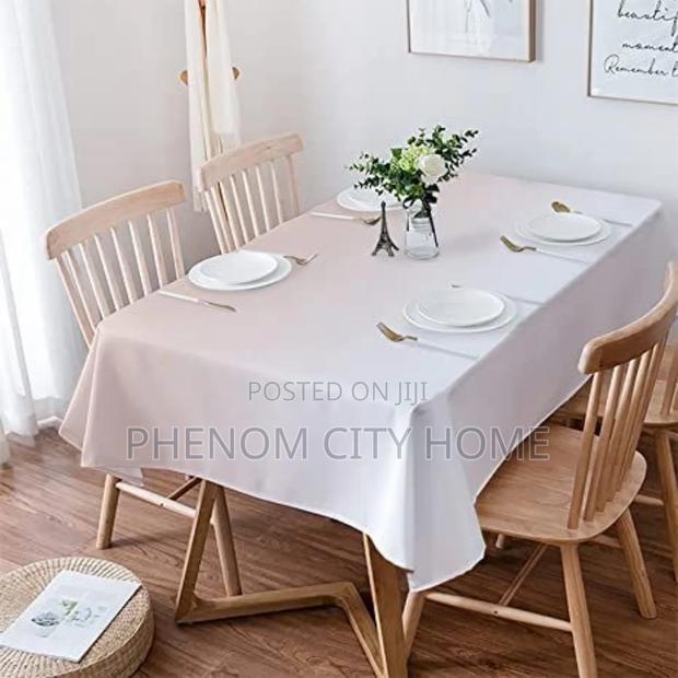 Hotel Quality Plain White Table Cloth - thumbnail 2