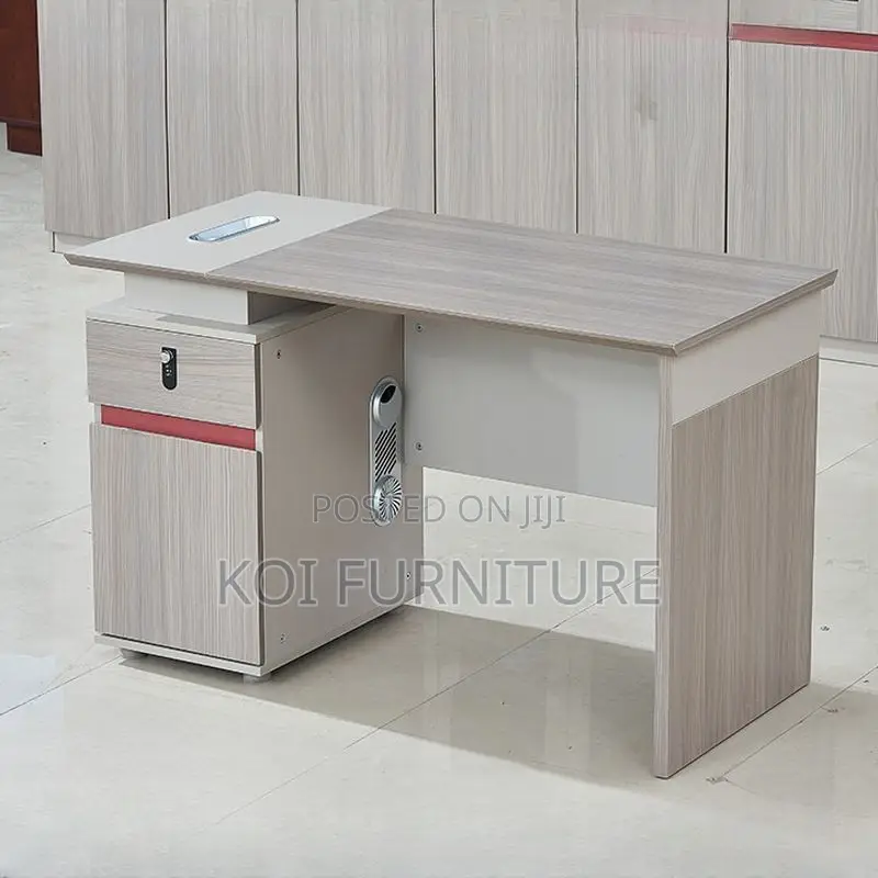 Office Desk; 1.2 Meter Secure Executive Desk With Drawers