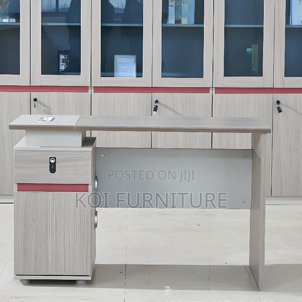 Office Desk; 1.2 Meter Secure Executive Desk With Drawers - thumbnail 5