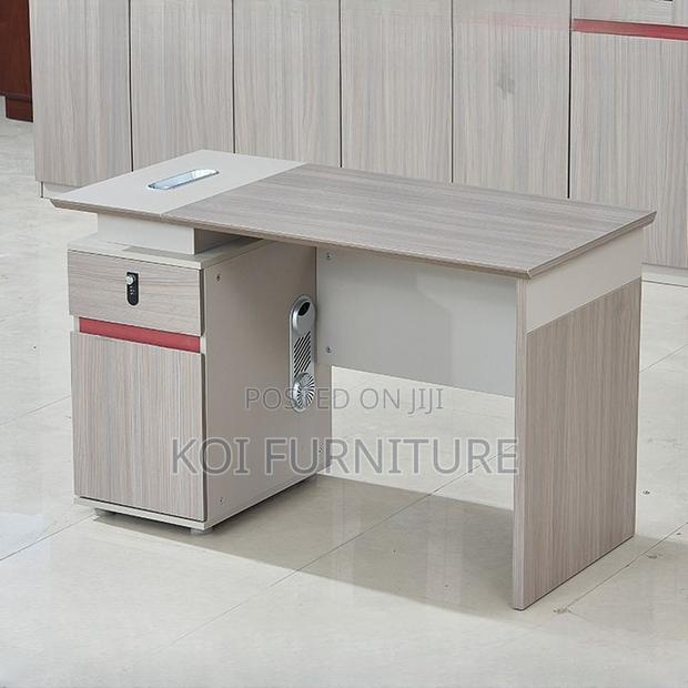 Office Desk; 1.2 Meter Secure Executive Desk With Drawers - thumbnail 7