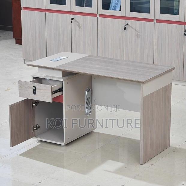 Office Desk; 1.2 Meter Secure Executive Desk With Drawers - thumbnail 8