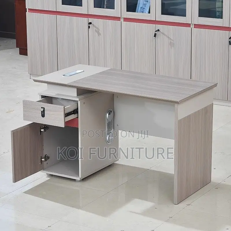 Office Desk; 1.2 Meter Secure Executive Desk With Drawers