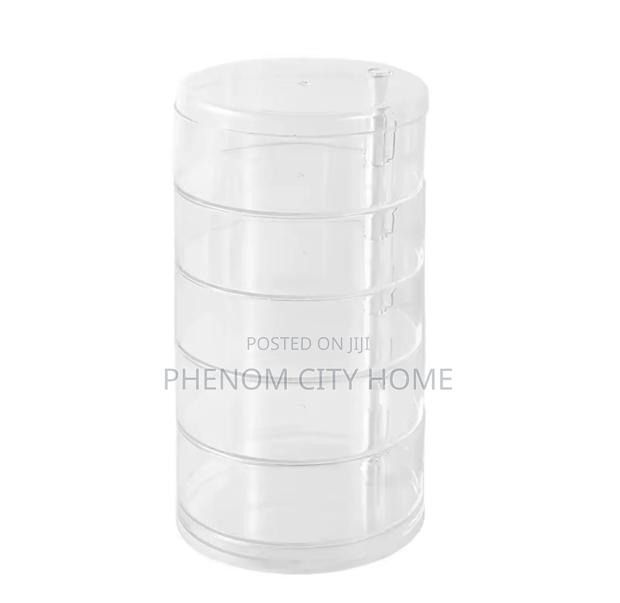 5 Layered Rotating Jewelry Storage Container - thumbnail 3