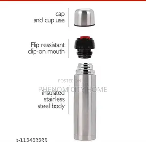 Hot and Cold Stainless Steel Flask With Bag