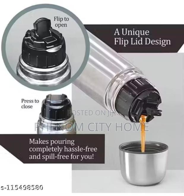 Hot and Cold Stainless Steel Flask With Bag - thumbnail 4