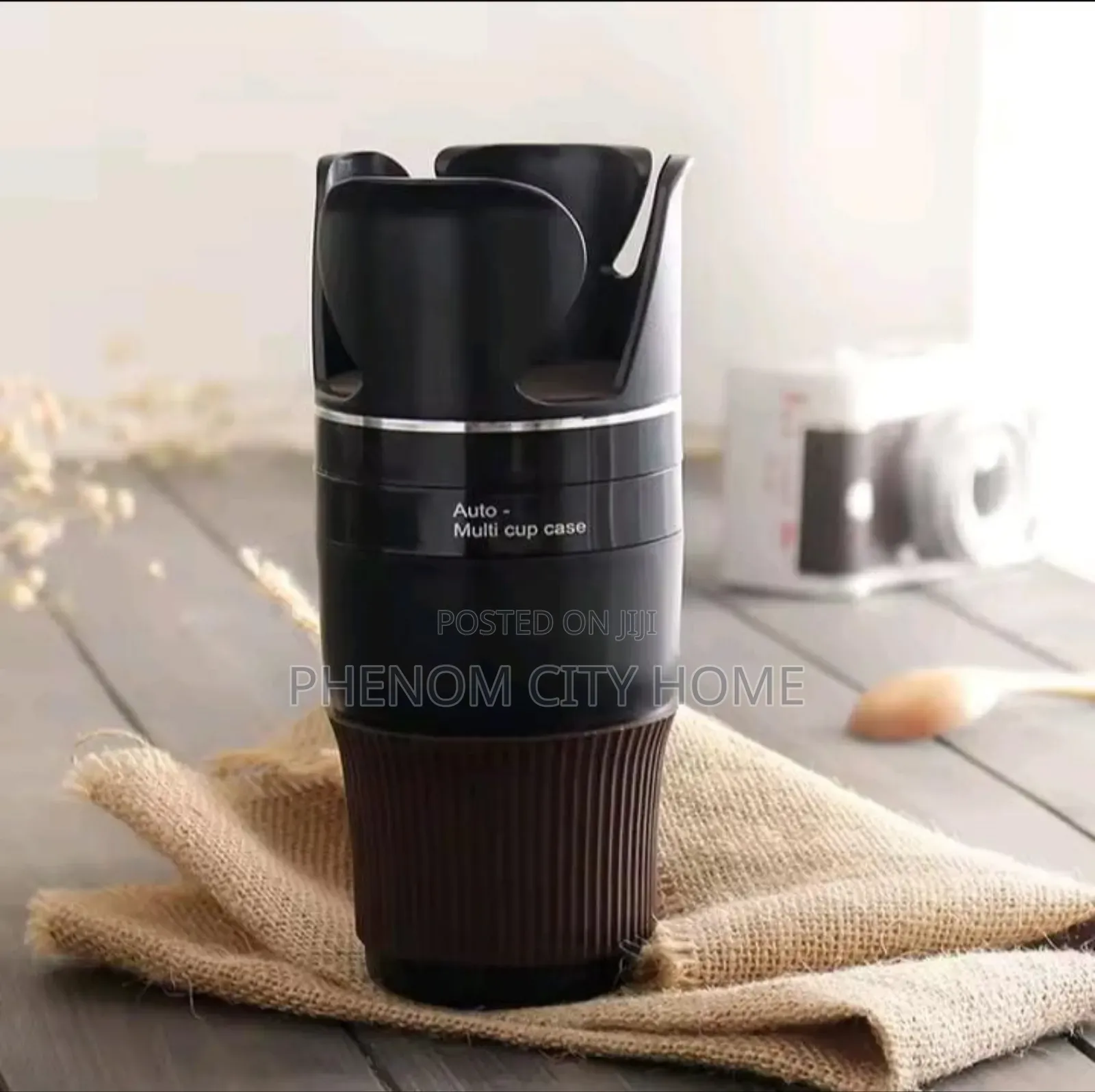 Adjustable 5-1 Multifunction Rotating Car Cup Holder