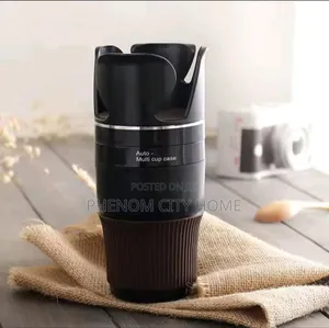 Adjustable 5-1 Multifunction Rotating Car Cup Holder