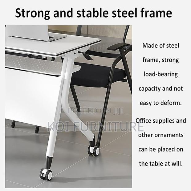 Office Desk; Home Office Training Folding Table - thumbnail 4