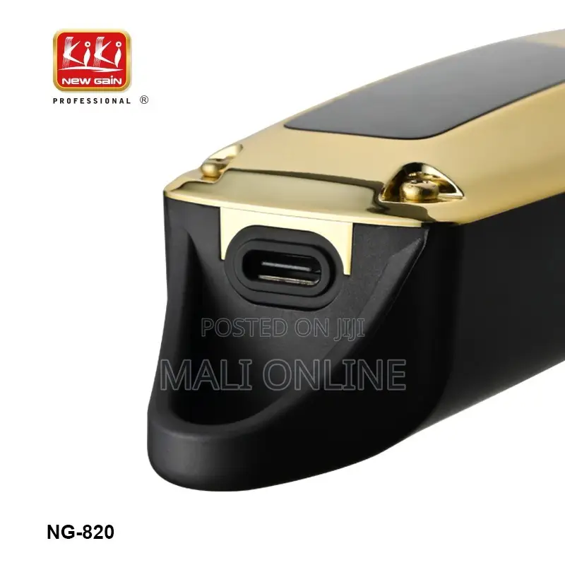 Professional Hair Clipper Cordless Fade Blade Ng-820 Led Display