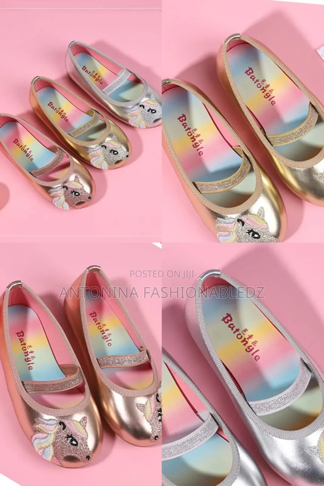 Kids Unicorn Doll Shoes 25-32