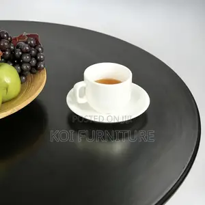 Coffee Table; Round Tulip Marble Home Office Liiving Room Coffee Table