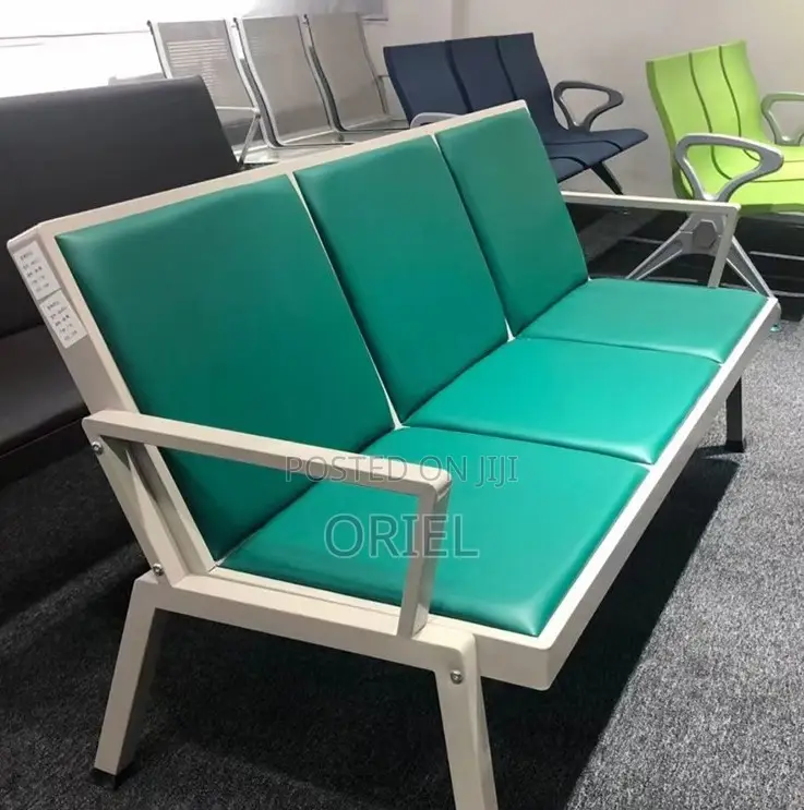 Benches:- 3-Seater Lounge Bench for Office Reception