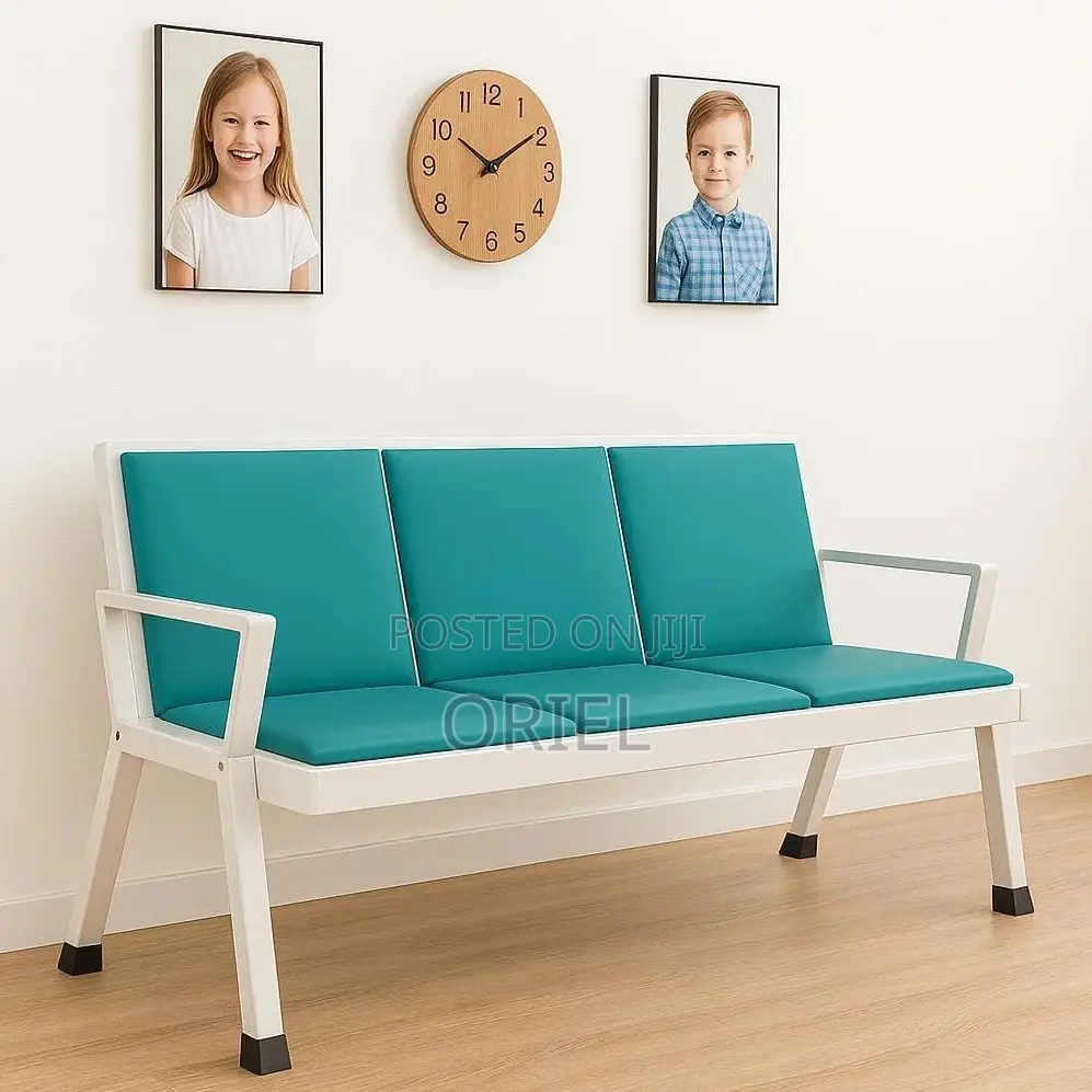 Benches:- 3-Seater Lounge Bench for Office Reception