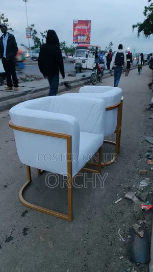 White Leather Manicure Seats/ Salon Seats