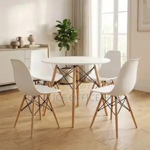 Modern Dining Table and Eames Chair