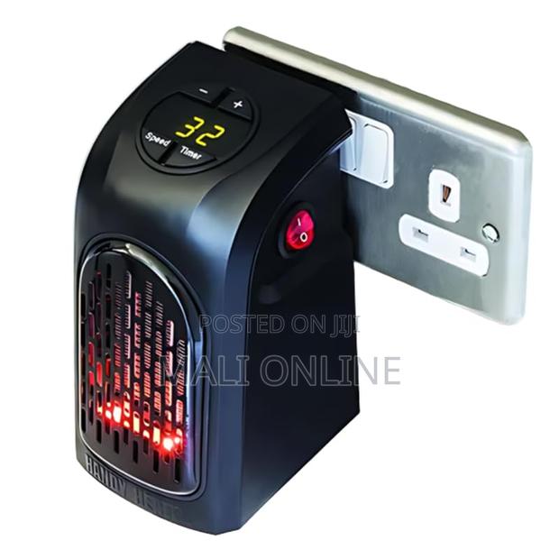 Mini Wall Outlet Heater 400w Smart Temp Control Digital Display Warmer