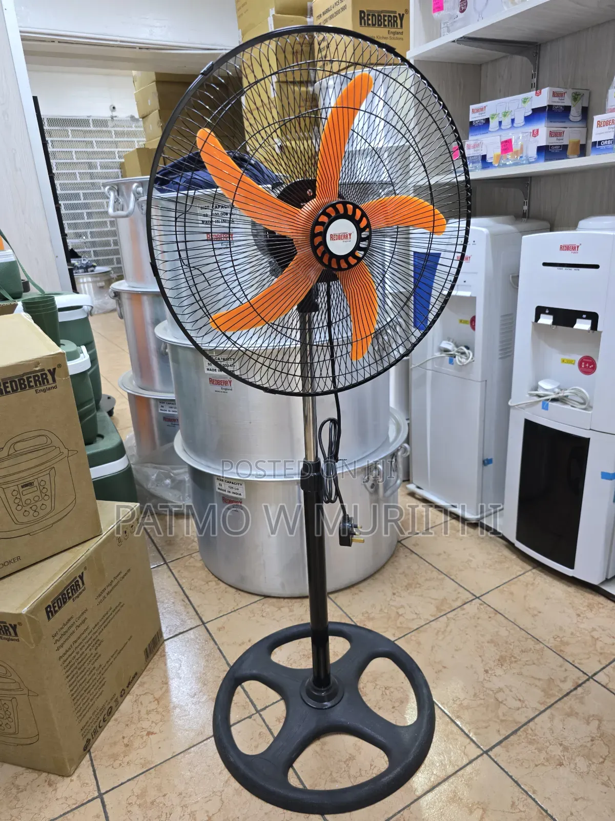 Redberry Standing Fan 18 5-Blades