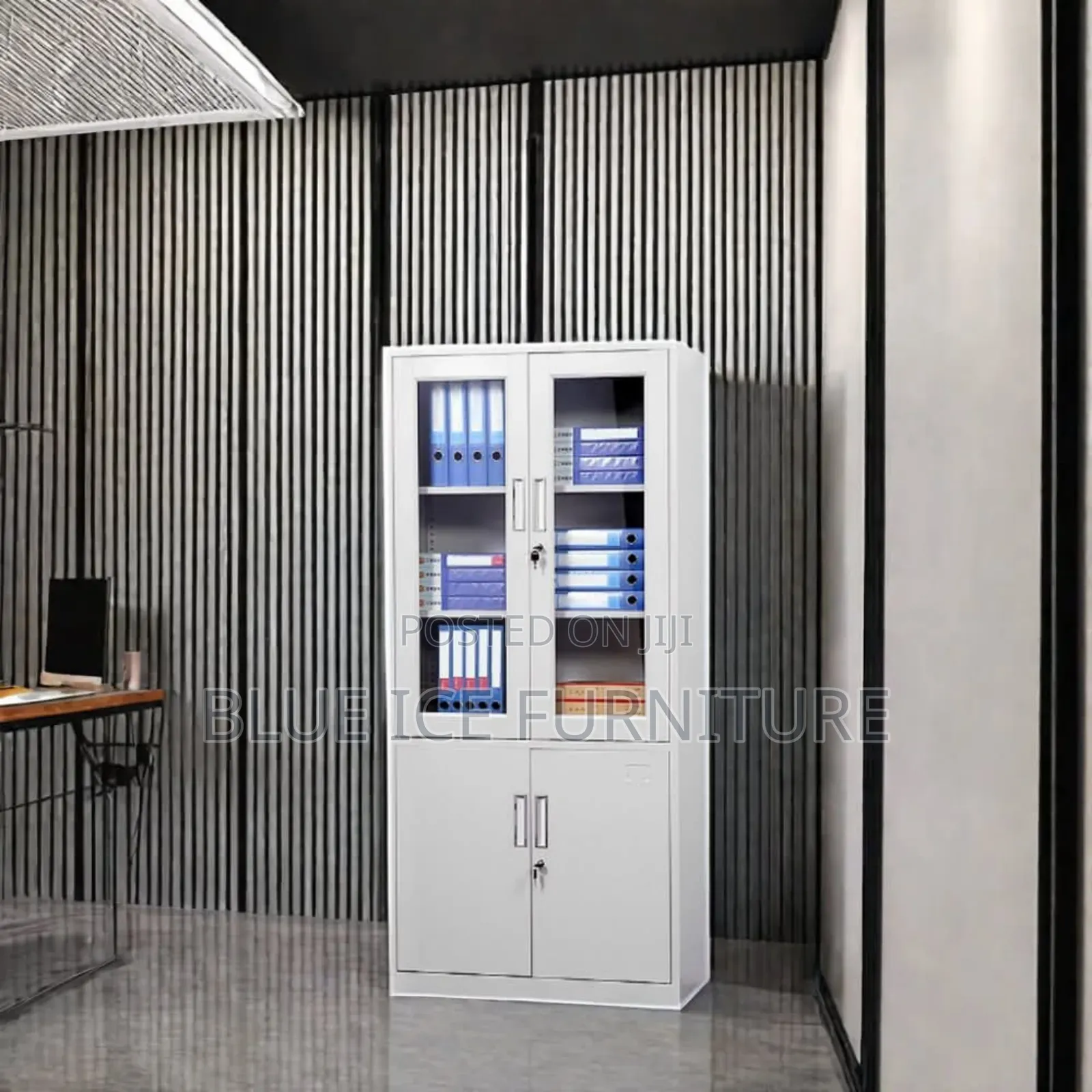 Office Glass Door Storage Cupboard