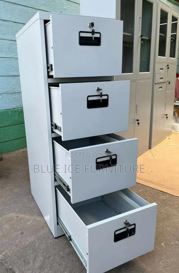 4 Drawers Locks Cabinet