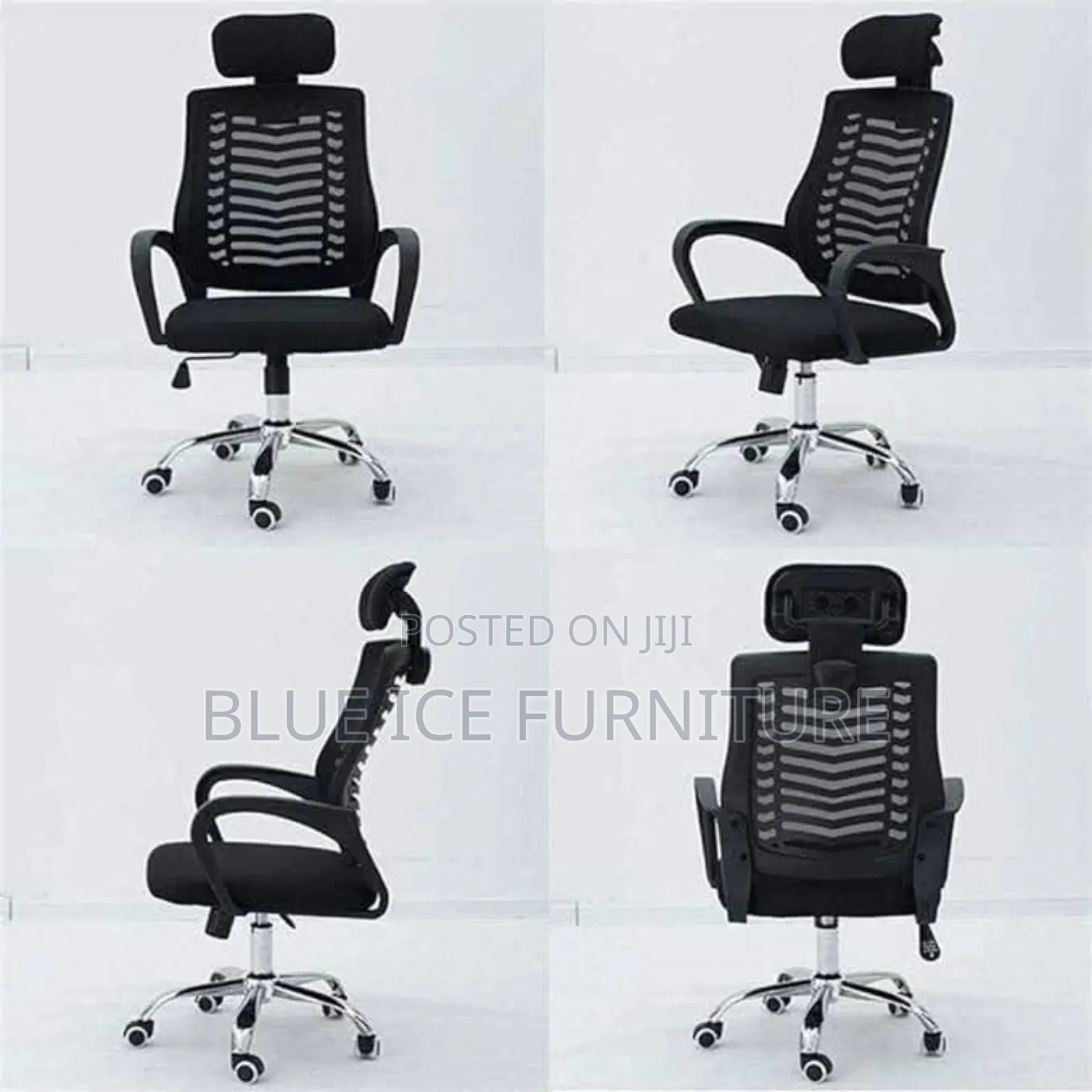 Swivel Office Chair Headrest Support