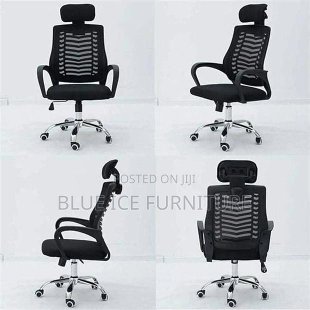 Swivel Office Chair Headrest Support