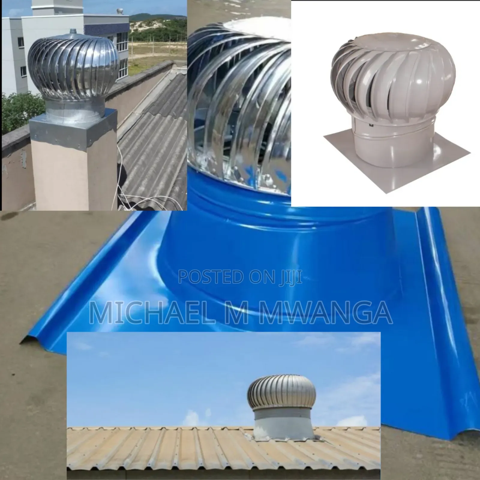 Wind Powered 600 Mm Wind Driven Cyclone