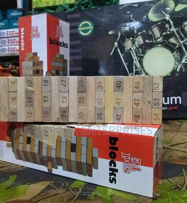 54 PCS Jenga Brocks