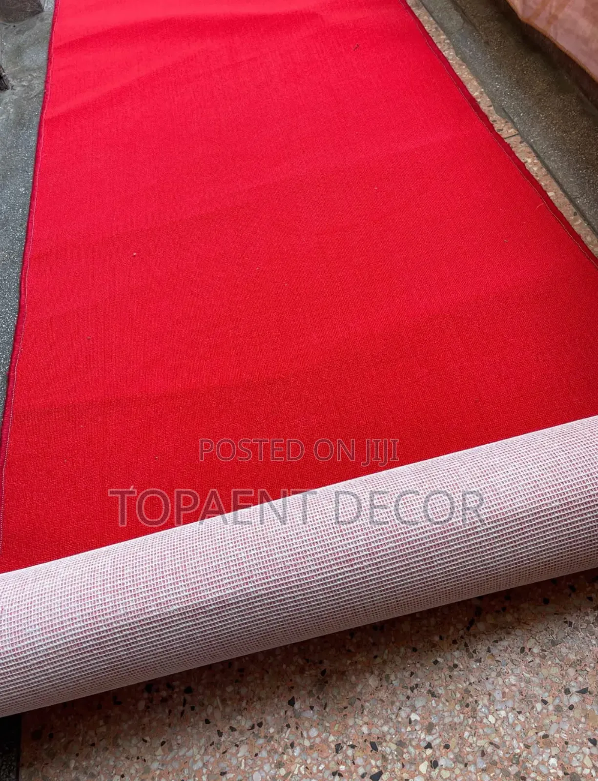 Soft Floors,Loud Comfort Wall to Wall Delta Red 4mm Thick Carpets