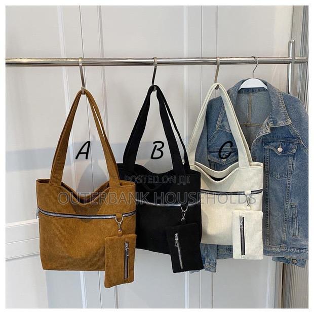 Casual Corduroy Shoulder Bag Size:* 29x9x30cm - thumbnail 2