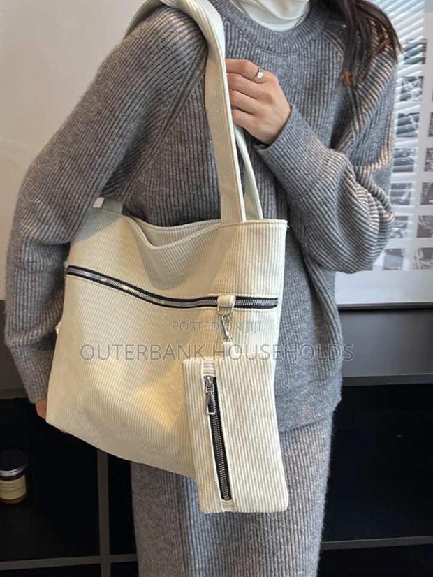 Casual Corduroy Shoulder Bag Size:* 29x9x30cm - thumbnail 3