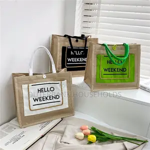 Hello Weekend Tote Bag at Size: 35cm*18cm*30cm