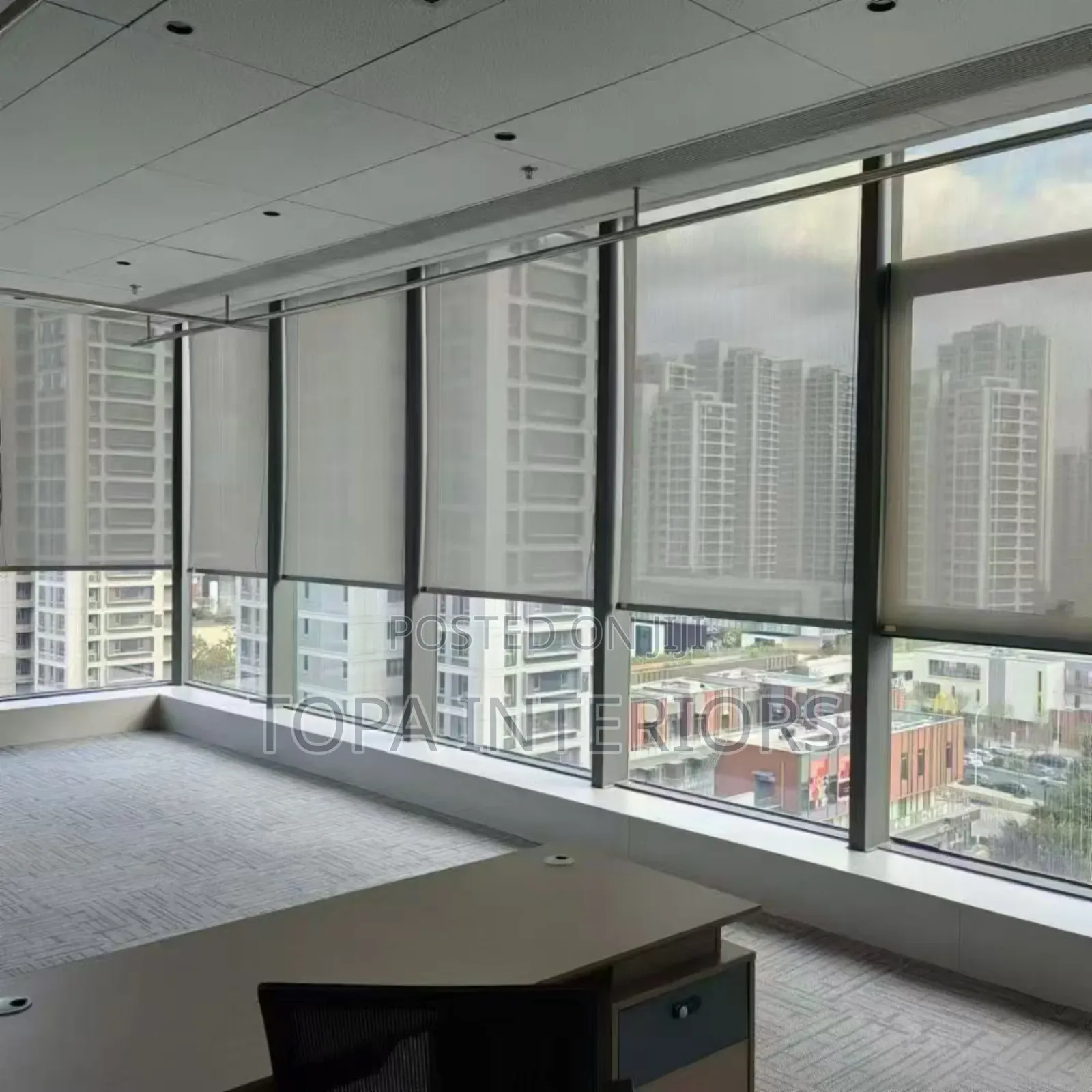 Sunscreen Office Window Roller Blinds Supply and Installation