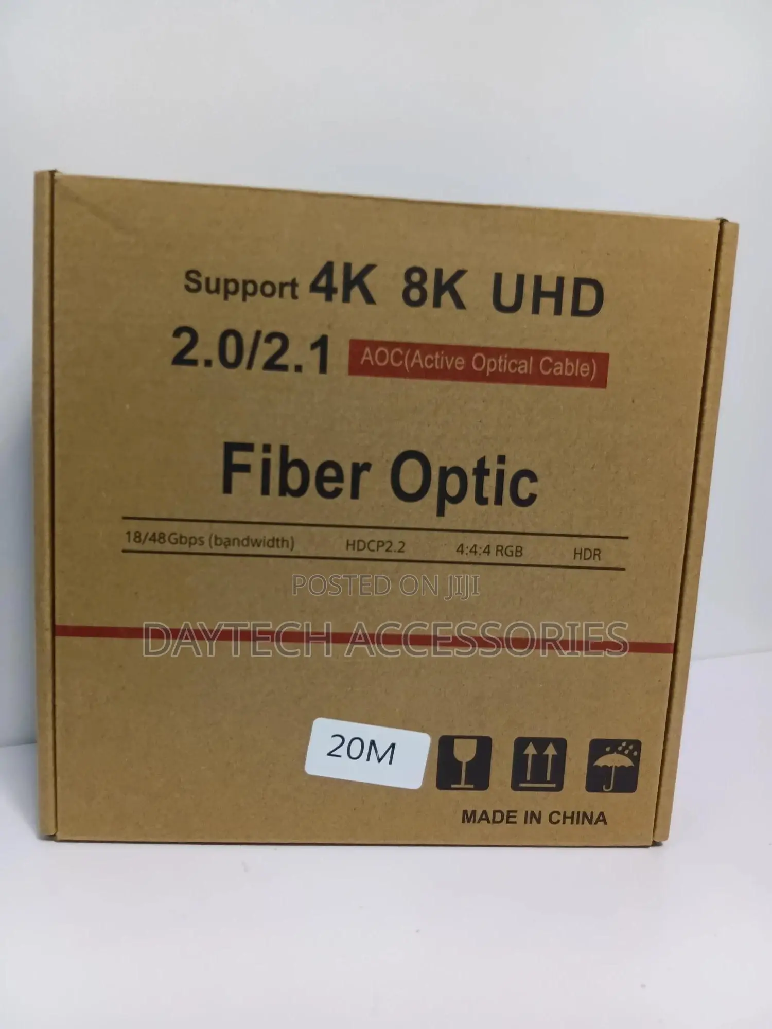 Active Fibre Optic Hdmi Cable, 20 Meters in Length.