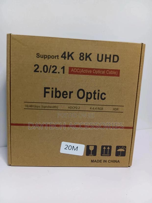 Active Fibre Optic Hdmi Cable, 20 Meters in Length.
