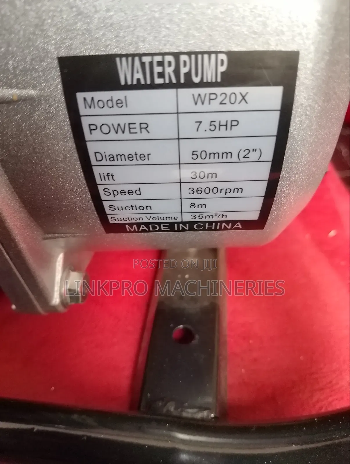 2 Inches Kato Germany Petrol Water Pump 7.5 Hp Engine