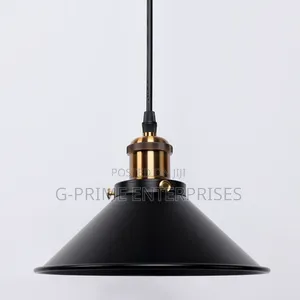Vintage Black Pendant Light