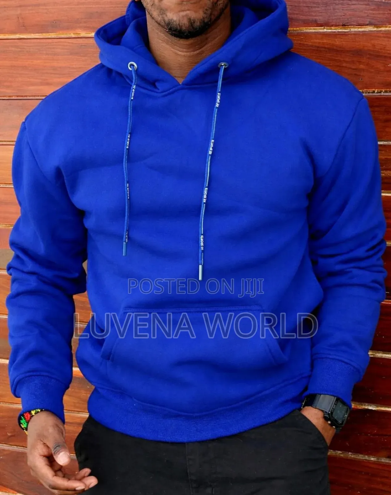Red and Royal Blue Hoodies