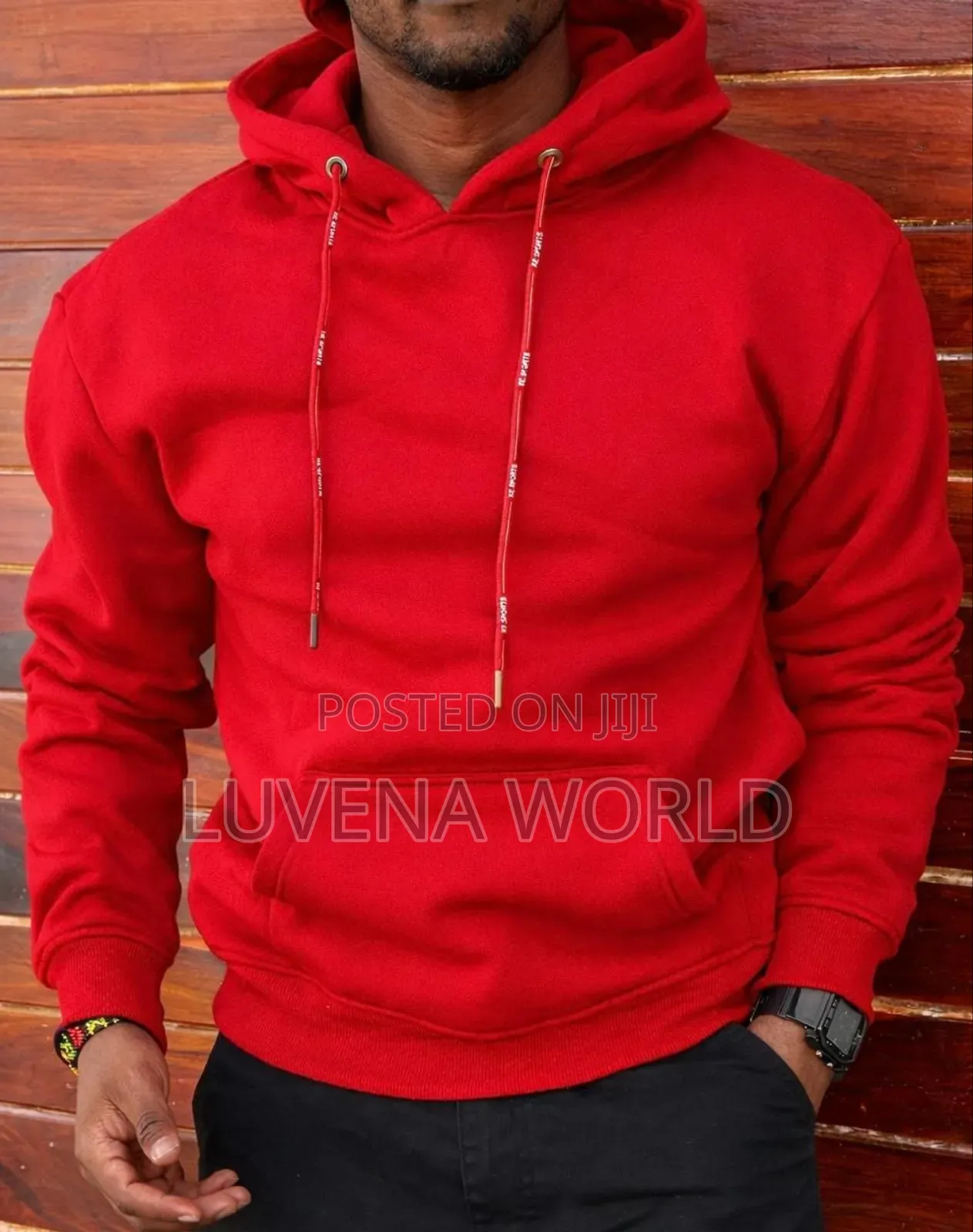Red and Royal Blue Hoodies