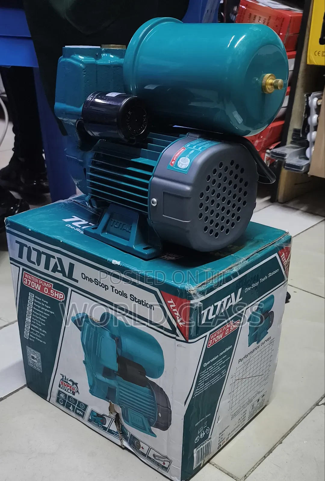 Total 370w 0.5 Hp Booster Pump