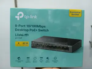 Tp-Link Ls109p 9-Port 10/100mbps Desktop Switch With 8-Port Poe+
