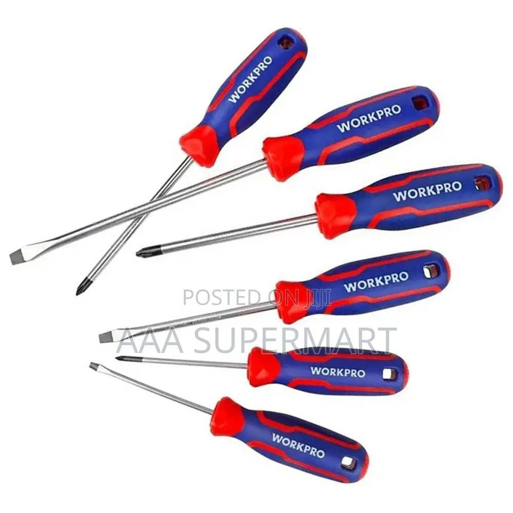 Wp200504 6pc Screwdriver Set Workpro