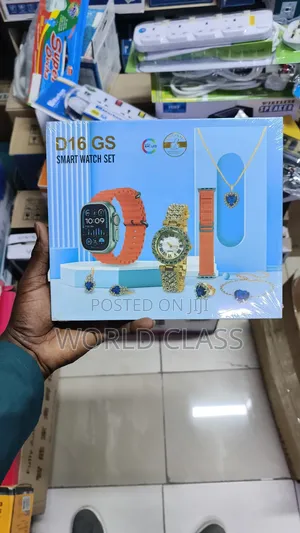 Best Quality Smart Watch Set (Watch, Earrings, Ring Necklace)