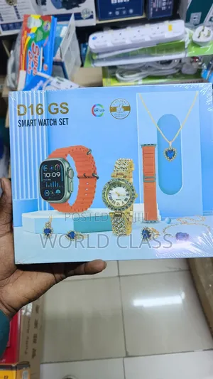 Best Quality Smart Watch Set (Watch, Earrings, Ring Necklace)