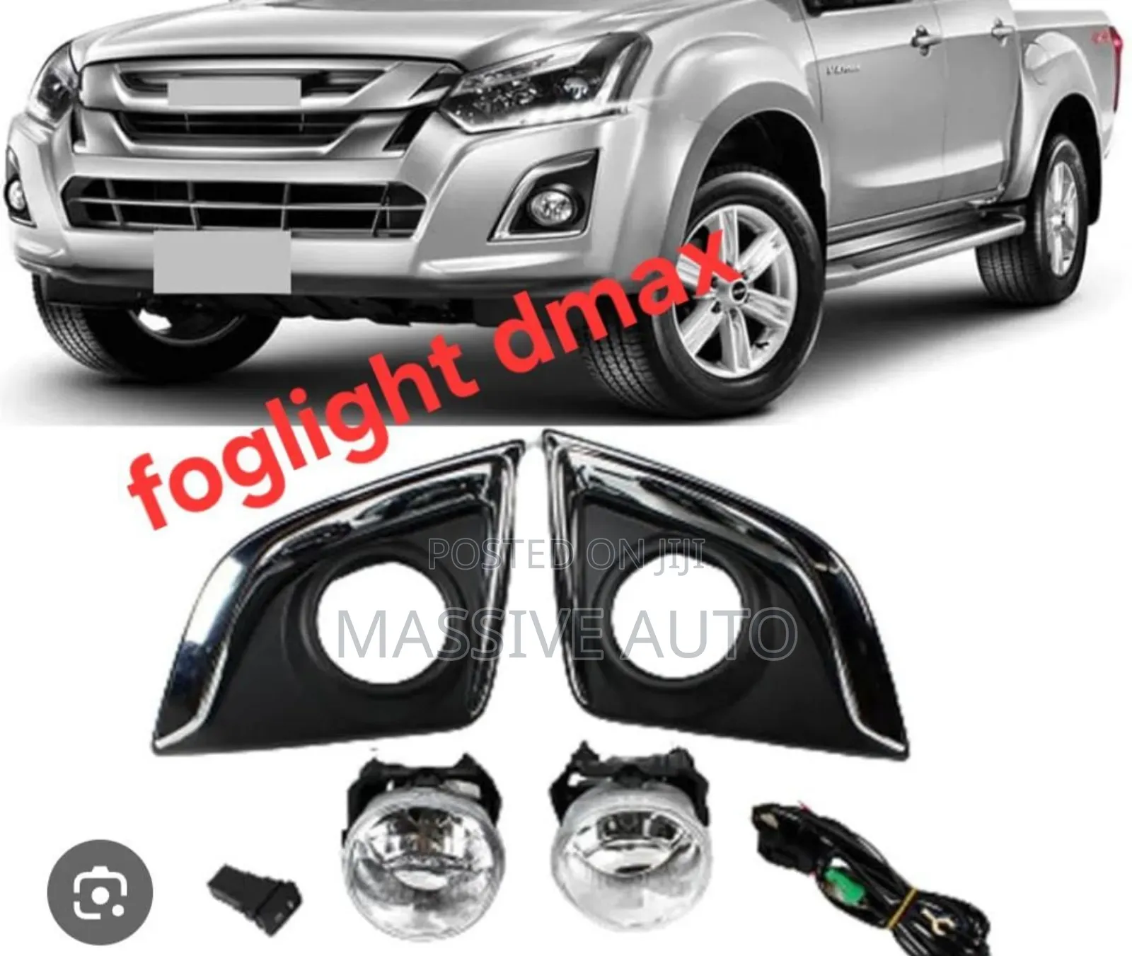 Dmax Fog Lights Cover/ Dmax Fog Lights Cover