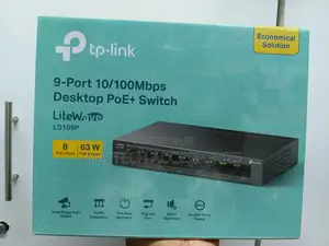 Tp-Link Ls109p 9-Port Poe Switch With 8-Port Poe+ Reliable Power