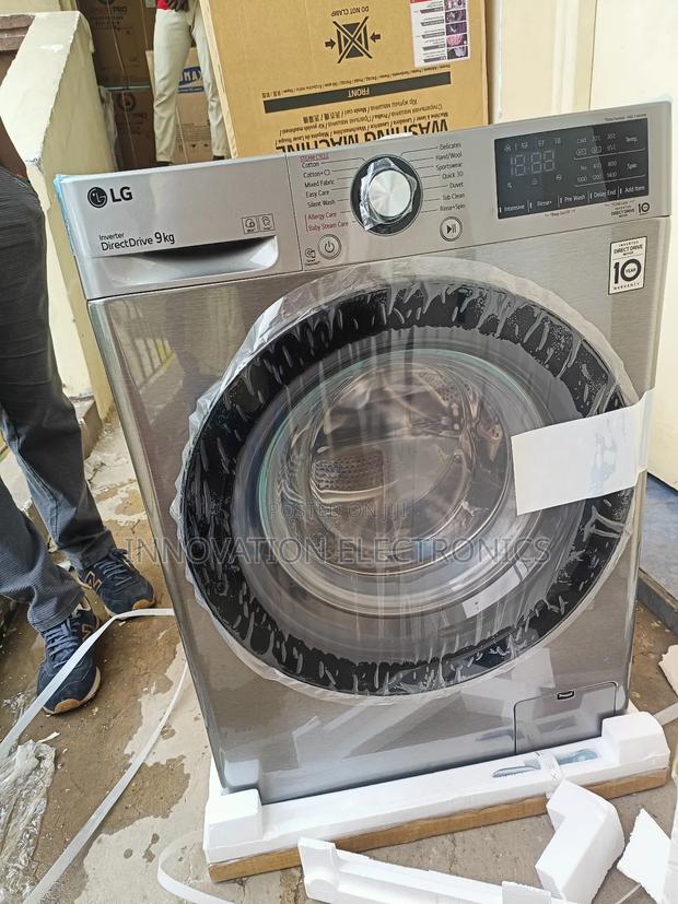 Lg 9kg Front Load Wash and Spin Washing Machine