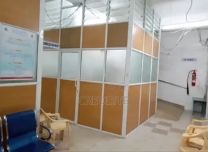 Office Partition (Glass + Board)