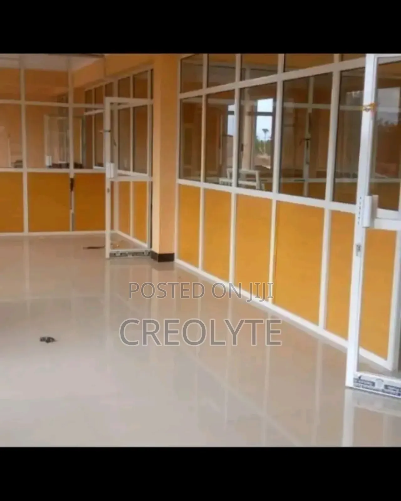 Office Partition (Glass + Board)
